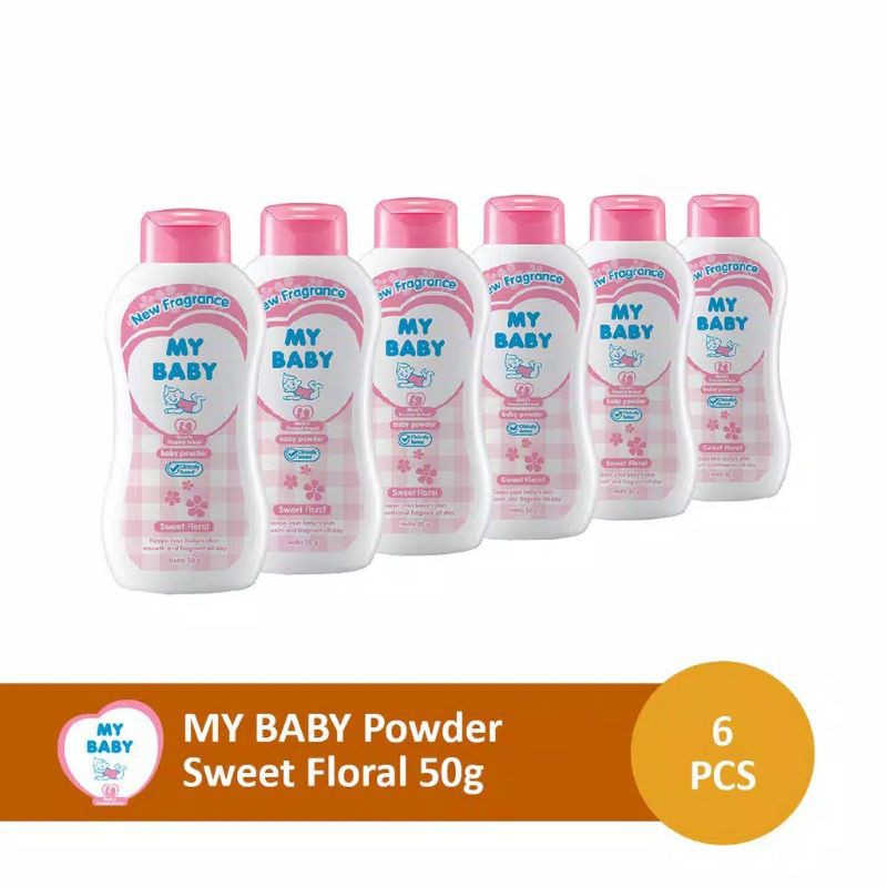 BEDAK MY BABY POWDER 50 G BEDAK BAYI MY BABY