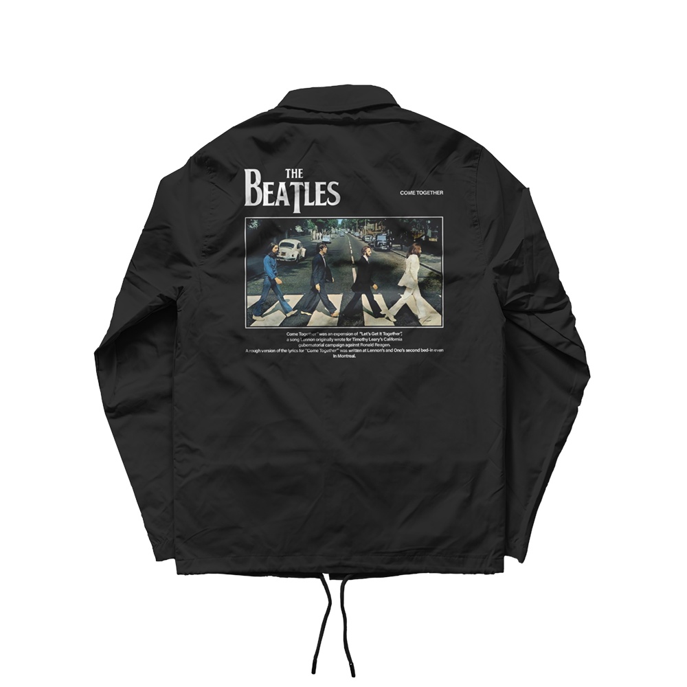 COACH JACKET | COACH JAKET PRIA WANITA BAND THE BEATLES