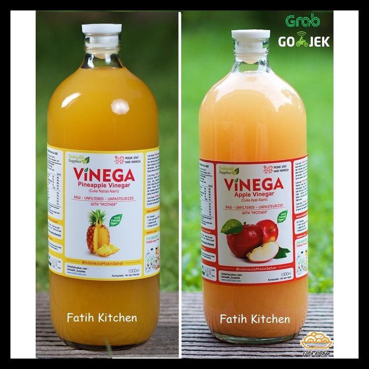 

Promo Cuka Apel & Nanas Vinega 1 Liter Dari De Health Supplies - Vinegar - Cuka Apel