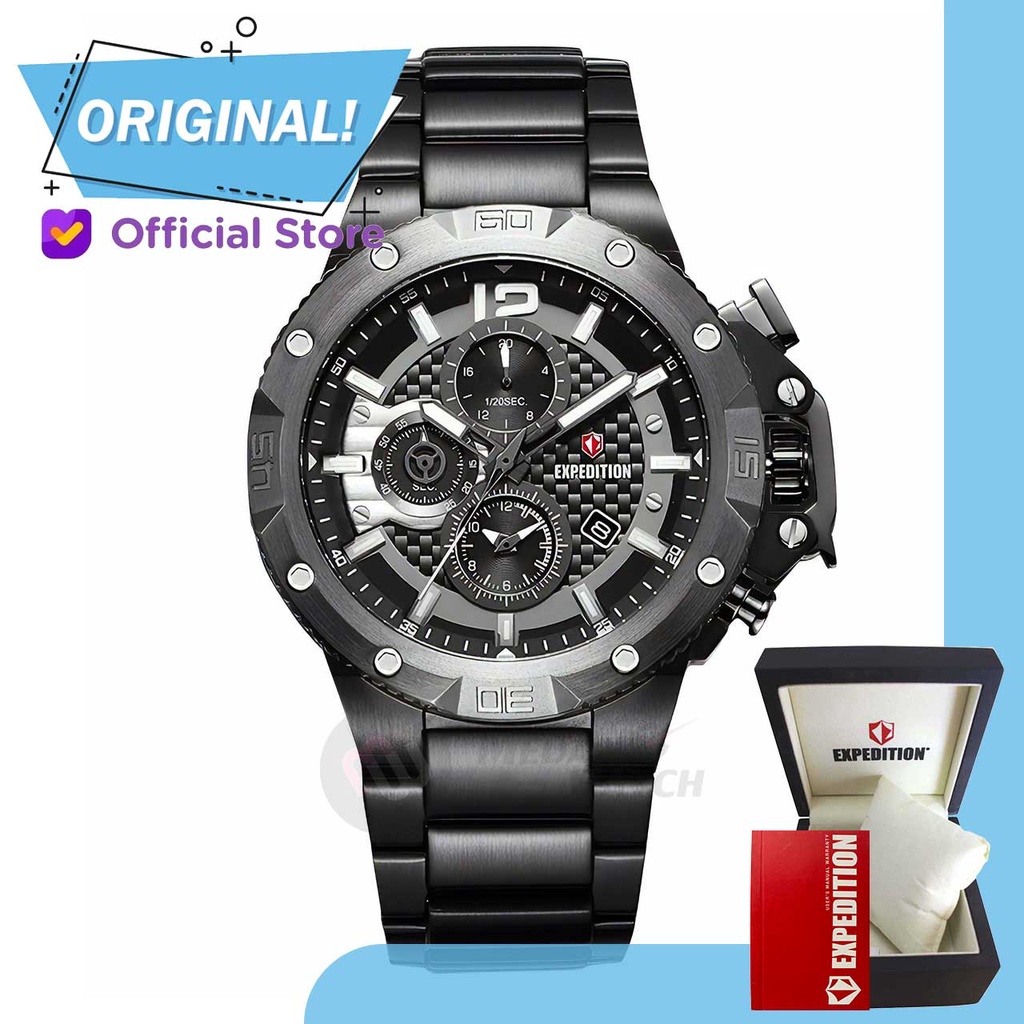 Jam Tangan Pria Analog Expedition 6751MC E6751 E 6751 MC 6751 MCBEPBABA Original Garansi Resmi