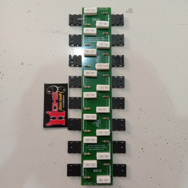 TRANSISTOR FINAL TOSHIBA 8 SET PLUS PCB