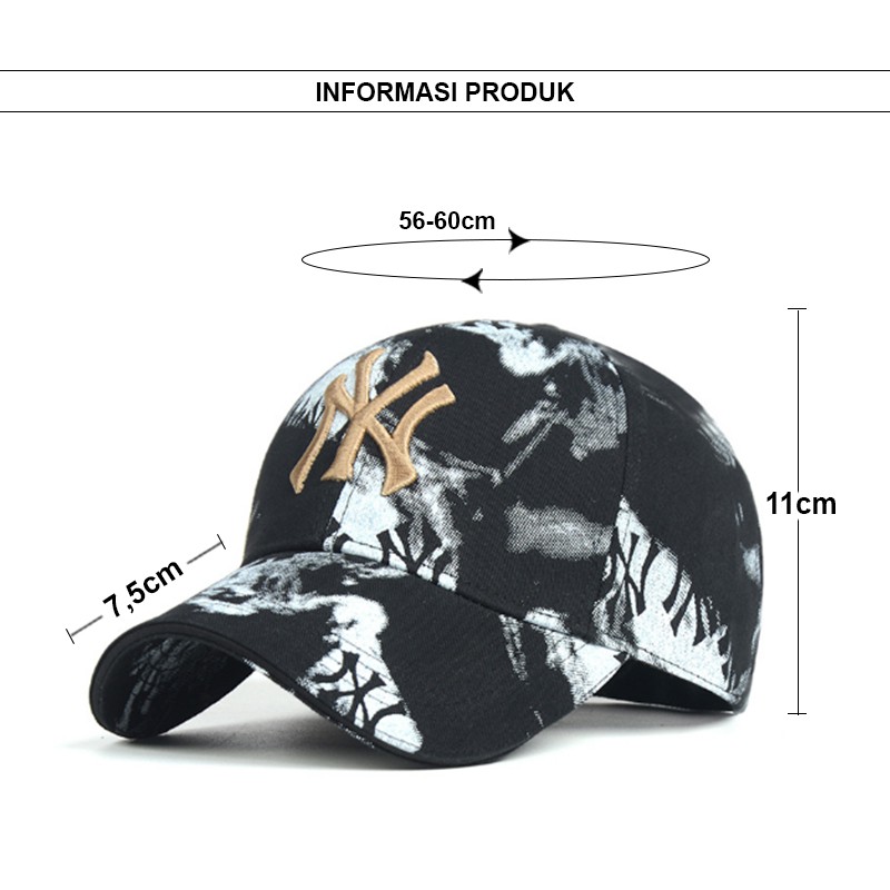 TOPI COWOK KEREN TOPI PRIA DEWASA BASEBALL CAP NY KOREA SNAPBACK DISTRO STYLE HAT IMPORT TR31