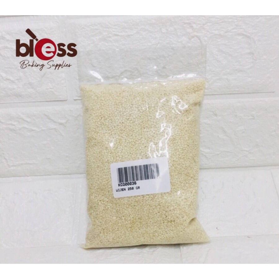 

BIJI WIJEN PUTIH REPACK 250 GR / WHITE SESAME SEED