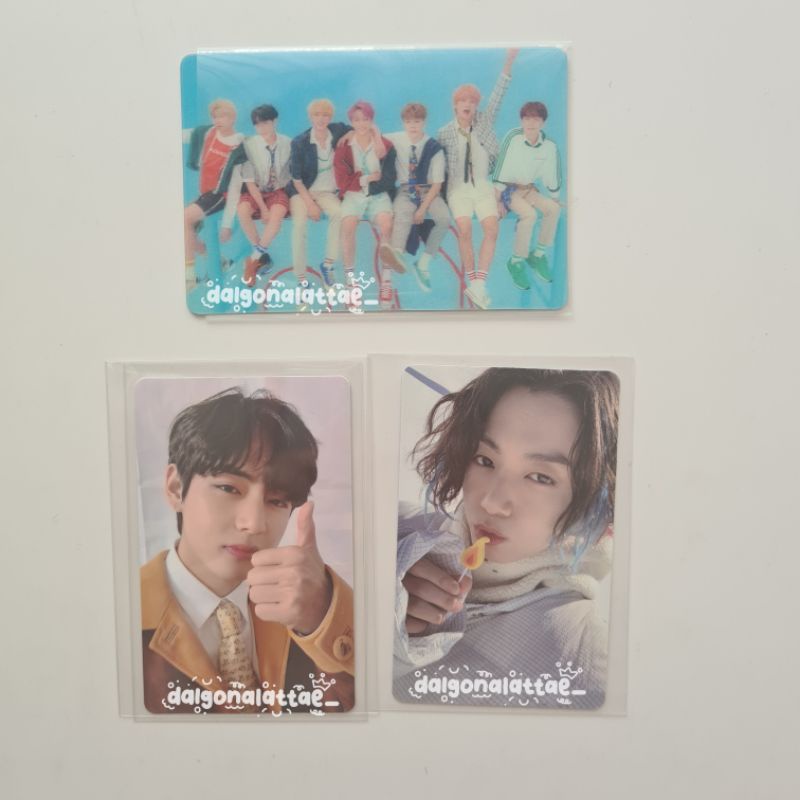 WINTER PACKAGE JUNGKOOK & TAEHYUNG POB BE ESSENTIALS