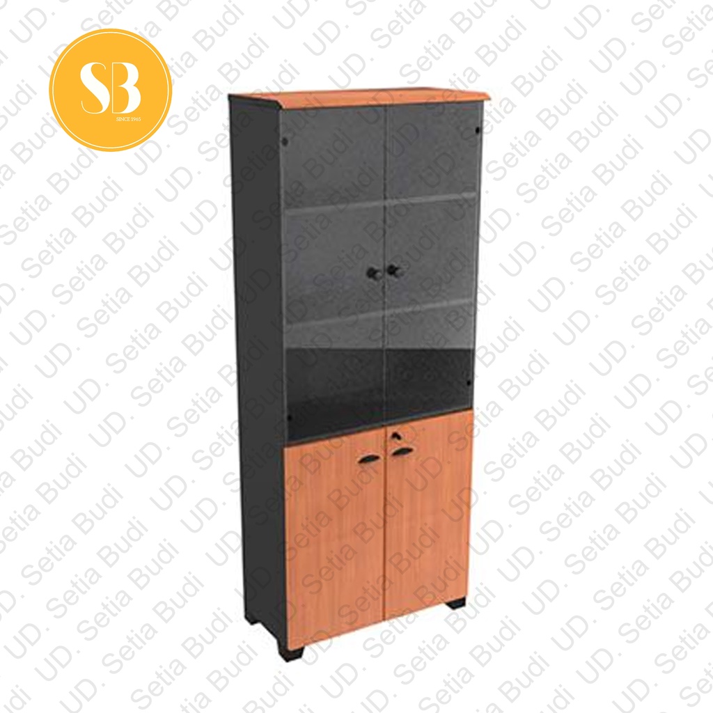 Lemari / Cabinet Tinggi dengan Pintu Kaca Modera VHC 423