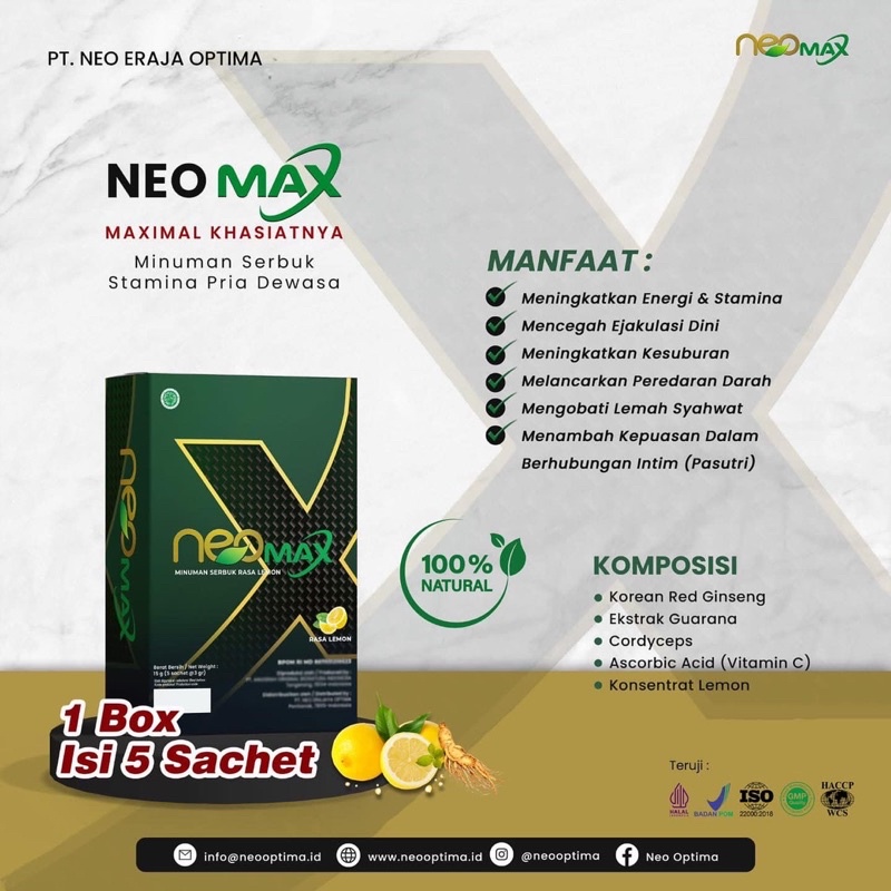 Minuman stamina Pria &amp; wanita suplemen kesehatan