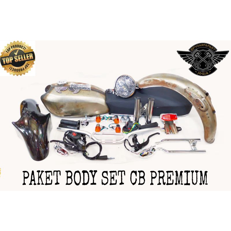 PAKET BODY SET CB 100 PAKET KOMPLIT BODY CB 125 GLATIK TANGKI CB DORAEMON SULTAN PART BODY SET CB TI
