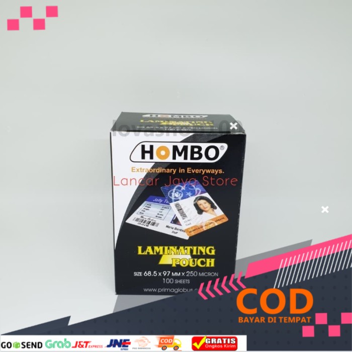 Plastik Laminating KTP / Laminating KTP Hombo 250 - Micron