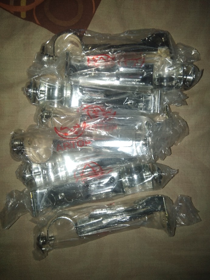 Bracket Rel Silver / Penyangga Rel