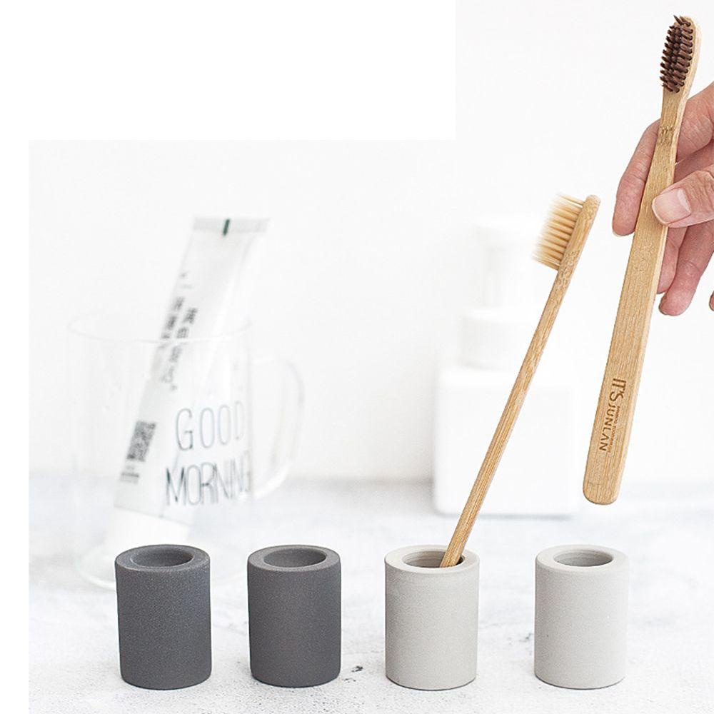 TOP Toothbrush Holder Simple Dry Menyerap Bau Aneh Cover Cangkir Alat Set