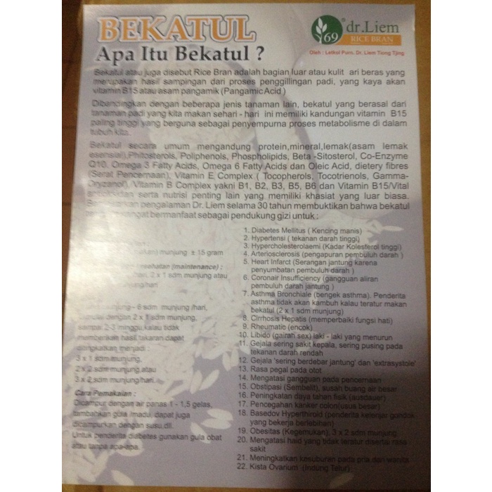

TRADISIONALMINUMAN- BEKATUL DR. LIEM -MINUMAN-TRADISIONAL.