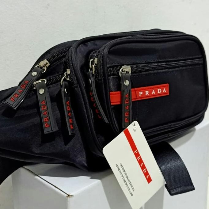 tas pinggang prada impor 1229 Lc