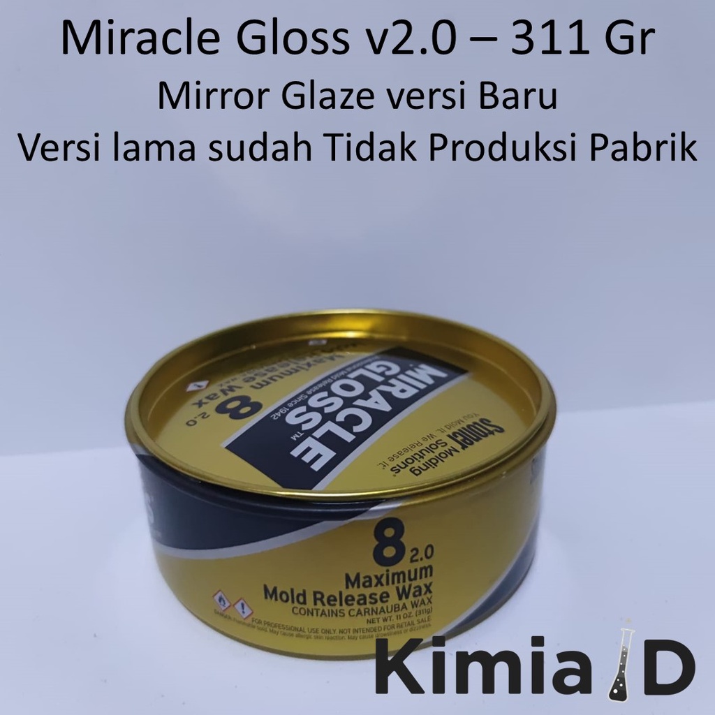 Mirror Glaze - 312 Gram - Meguiars Mirror Glaze - Resin Anti Lengket Miracle Gloss - Resin Silicone