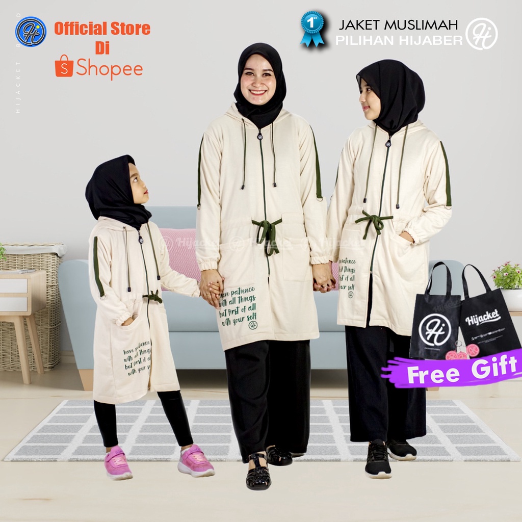 ✅TERBARU✅ Hijacket Original DEVINNA and KIDS Series Jacket Hijaber Jaket Wanita Muslimah Hijaket Jaket Hijab Hijaber Tebal Hangat Premium Jaket Musim Dingin