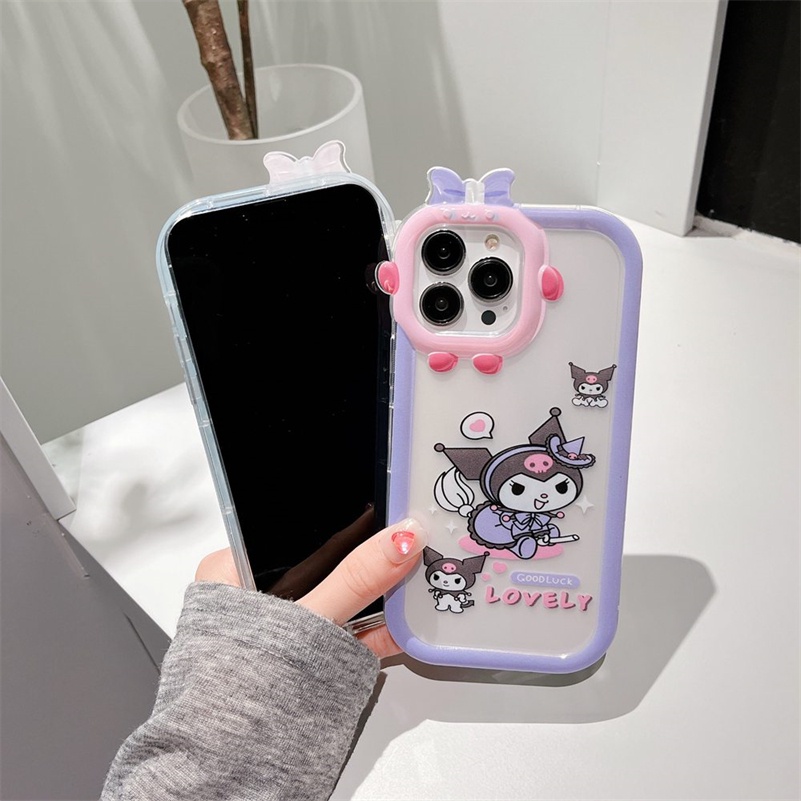 Soft Case Pelindung Lensa Glossy Bumper 3D Untuk iPhone 14 13 12 11 Pro Max X Xr Xs Max 7 8 6 6s Plus SE 2020