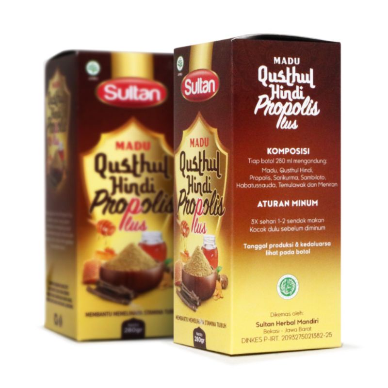 ORIGINAL Madu Qusthul Hindi plus propolis Sultan bukan at thoifah washfah