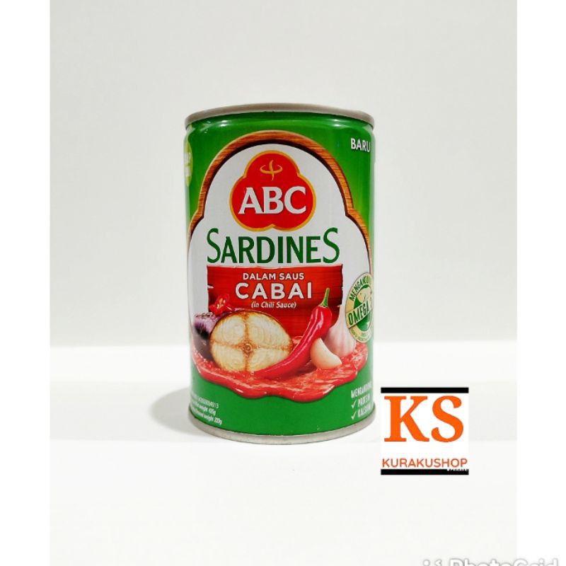 

SARDEN ABC DALAM SAUS CABAI 425G / ABC SARDINES