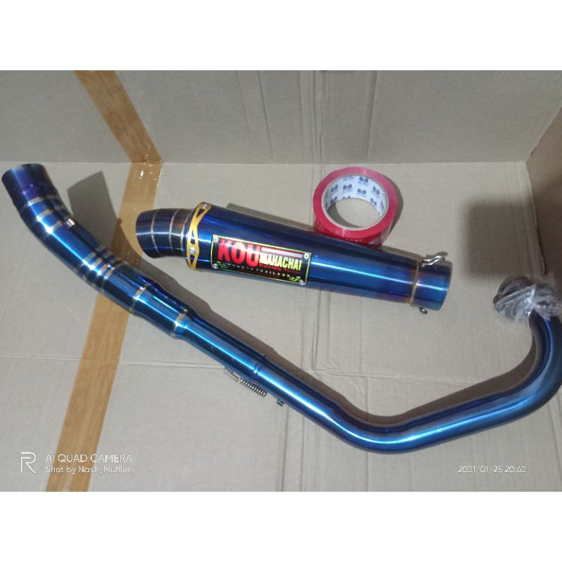 knalpot kou full blumon satria fu