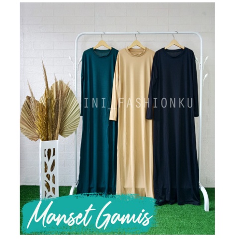 ( BISA COD ) GAMIS LENGAN DALAMAN KAFTAN / INNER DRESS JERSEY TANPA LENGAN /MANSET GAMIS KUTUNG / GAMIS BUNTUNG BISA GROSIR