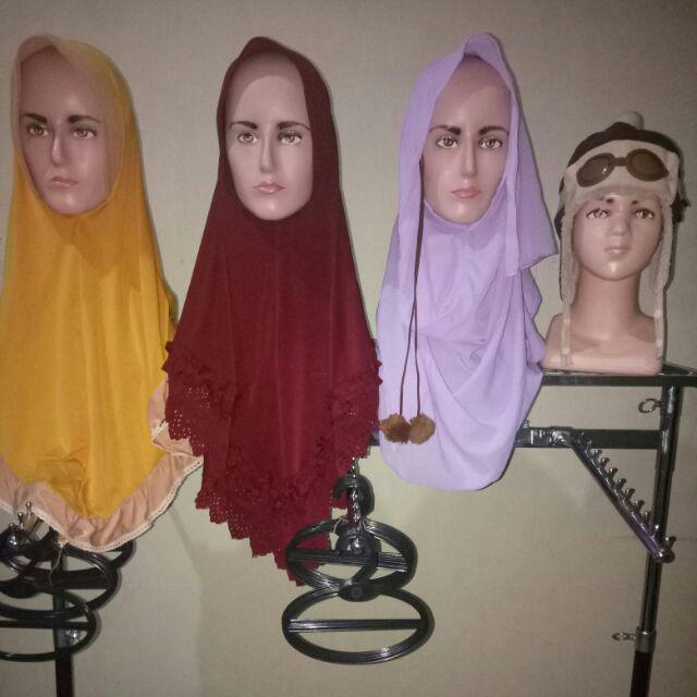 Gawangan Pipa Kotak Lebar 100 Cm, Dengan Rak Dan 6 Pcs Hanger Suling