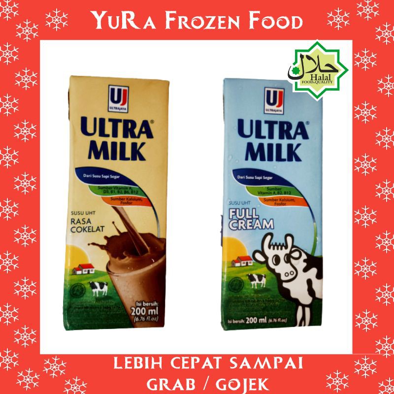 

Susu ULTRA Milk 200 ml Coklat / Full Cream