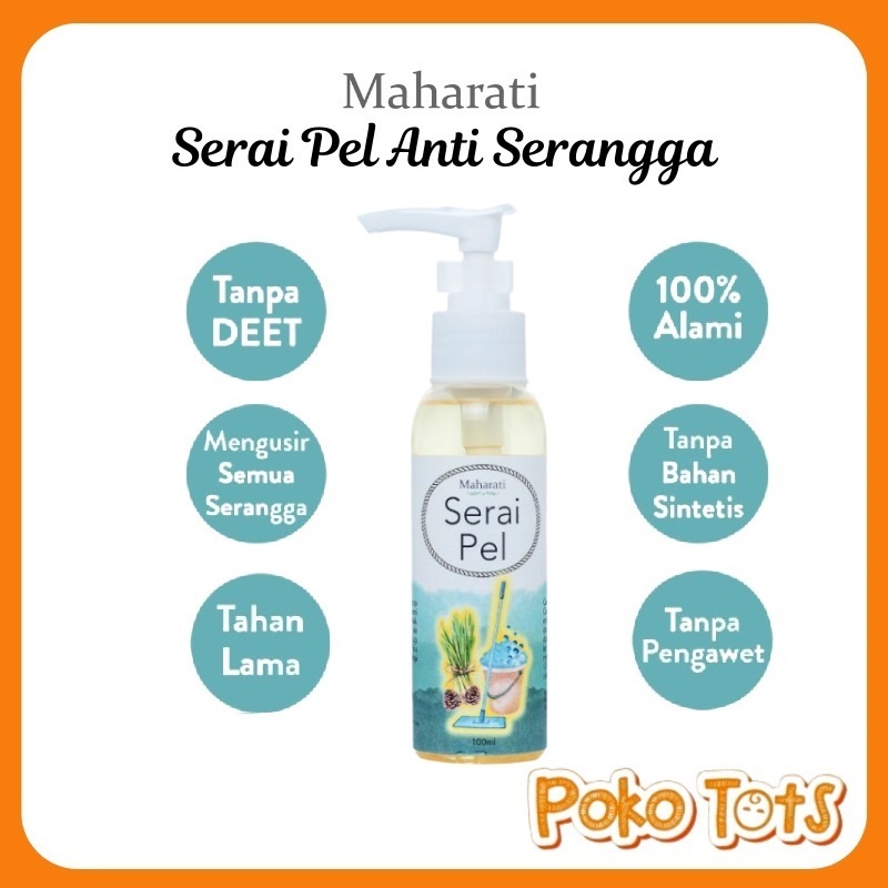 Maharati Serai Pel 100ml Larutan Pembersih Lantai Anti Serangga Nyamuk Kecoa