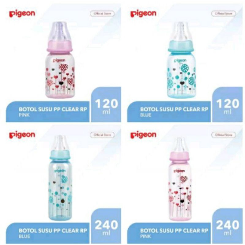 Pigeon Flexible 120ml&240ml||Botol Pigeon Bulat