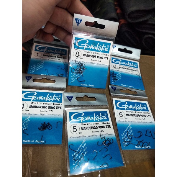 Pancing kail gamakatsu type kecil marusode ring maruseigo