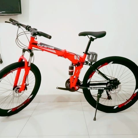 SEPEDA GUNUNG / MTB LIPAT GUNSROSE GR - 5700 - 26 INCHI 3x7 SPEED