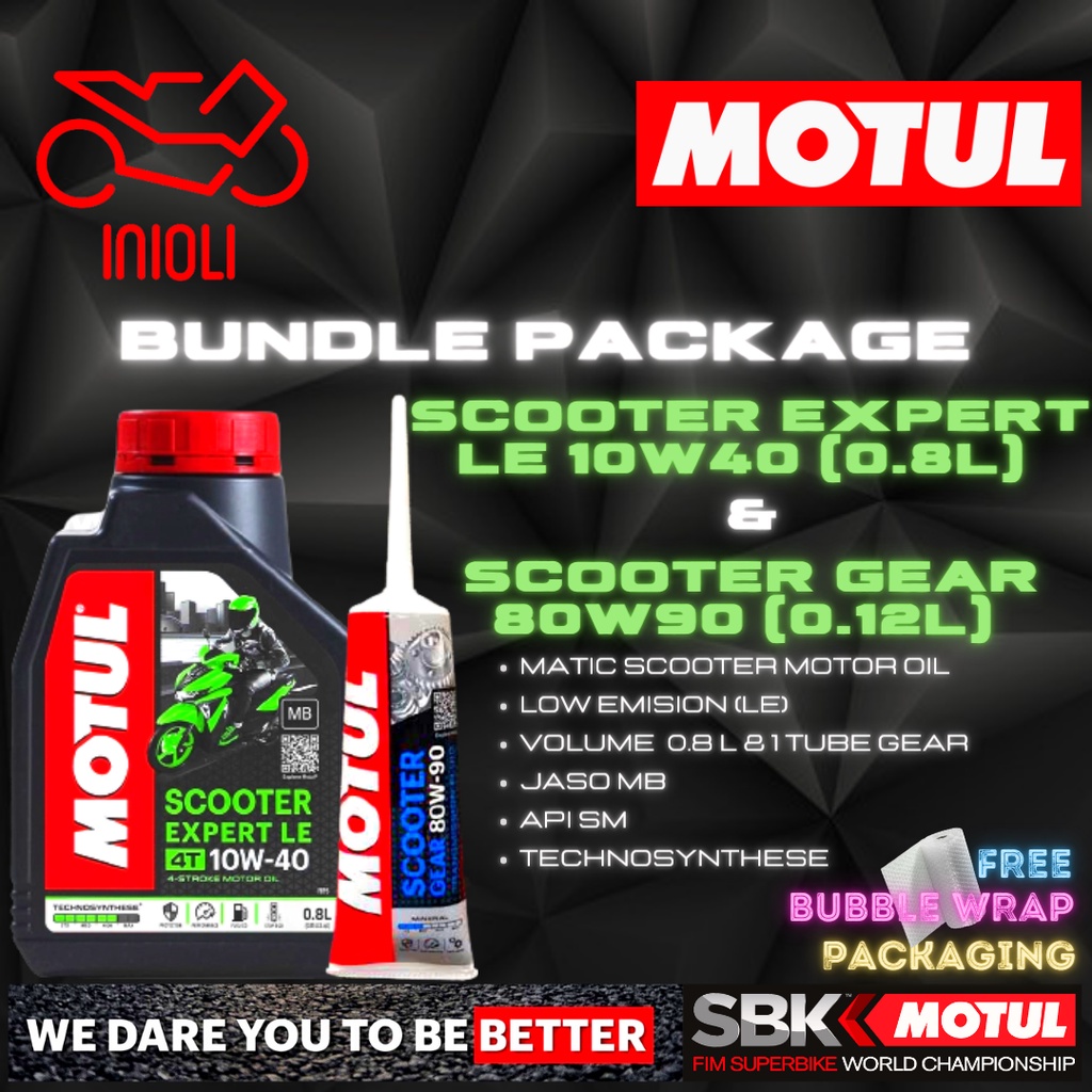 Jual Oli Motul Scooter Expert Le W Ml Oli Gardan Gear W