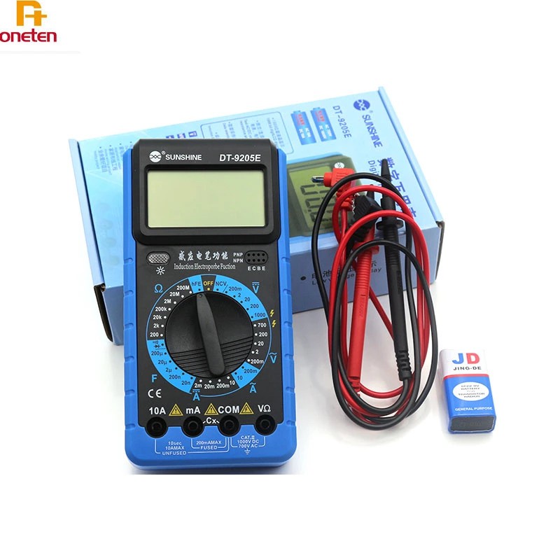 Multitester Digital/Multimeter Digital/Avometer Digital SUNSHINE DT-9205E