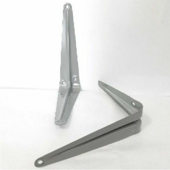 Siku Rak Putih Dan Abu abu 5&quot; x 6&quot; ( 125mm x 150mm ) Folding Bracket Per 1Psg