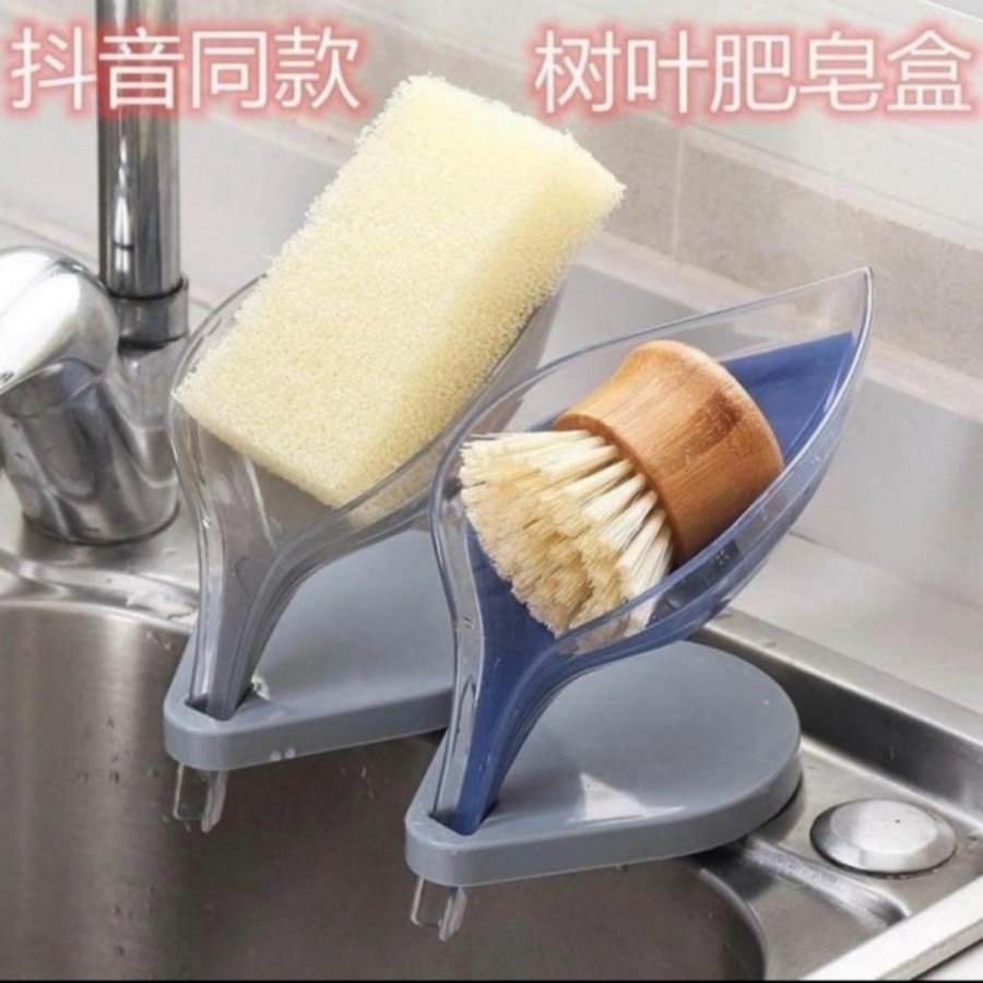 Tempat tirisan Air Sabun Spon Wadah Cuci Piring