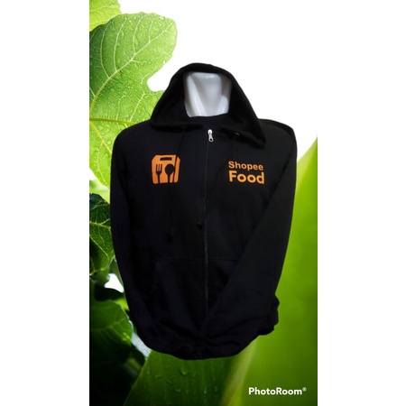Jaket hodie hitam food