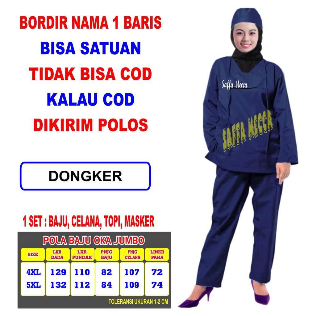 JUMBO BORDIR BAJU OKA  JUMBO BORDIR OKA  LENGAN PANJANG