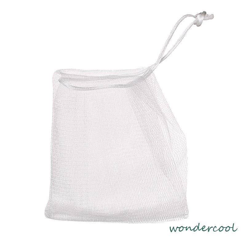 Foaming Mesh Pembersih Wajah Cleansing Mesh Handmade Soap Mesh Bag-Won