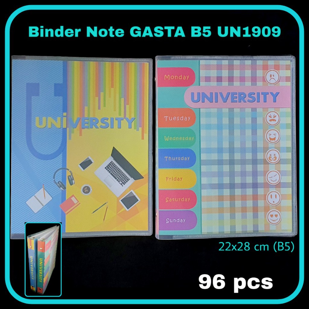 

ILP Binder Note GASTA Slip B5 University / Buku Ring / Bindernote / Buku Note