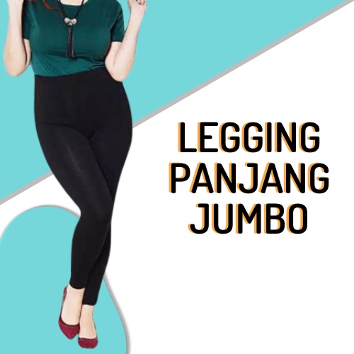 LEGGING PANJANG BAHAN SPANDEK UKURAN XXL XXXL Legging Super Jumbo Panjang Polos BB 100kg BISA COD