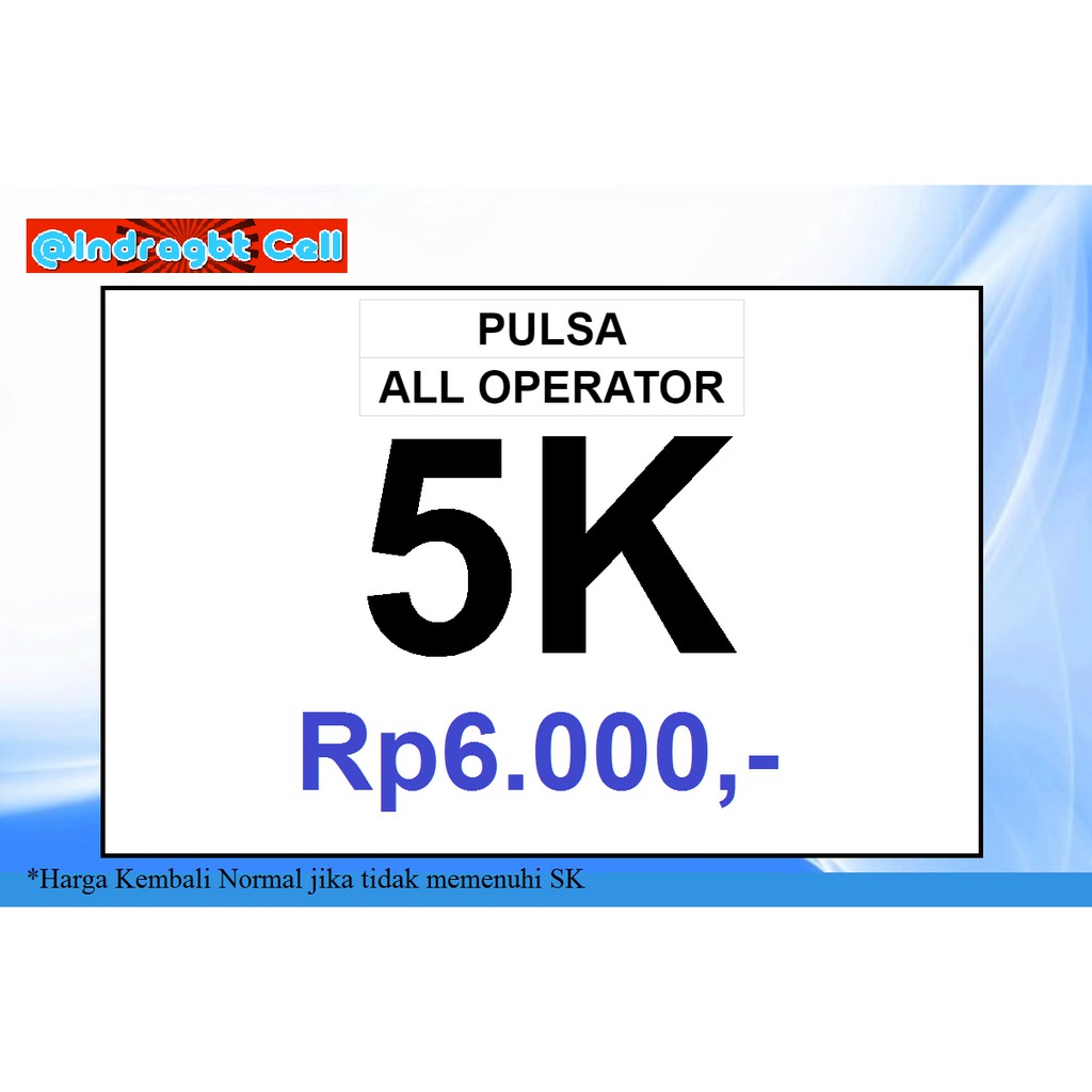 Pulsa 500K/500.000 All Operator Murah