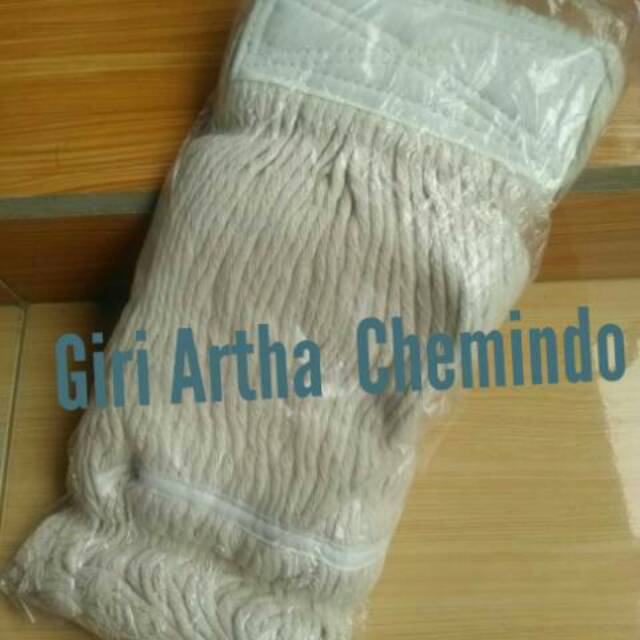 Kain pel refill panjang putih