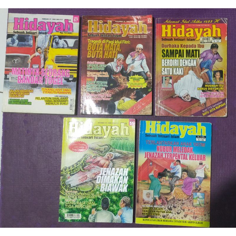 Majalah Hidayah 5 Pcs
