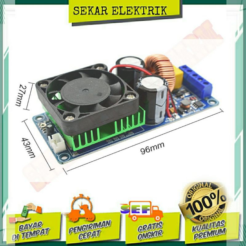 POWER KELAS D MONO 500W  IRS2092S mono Power Amplifier Class D 500W