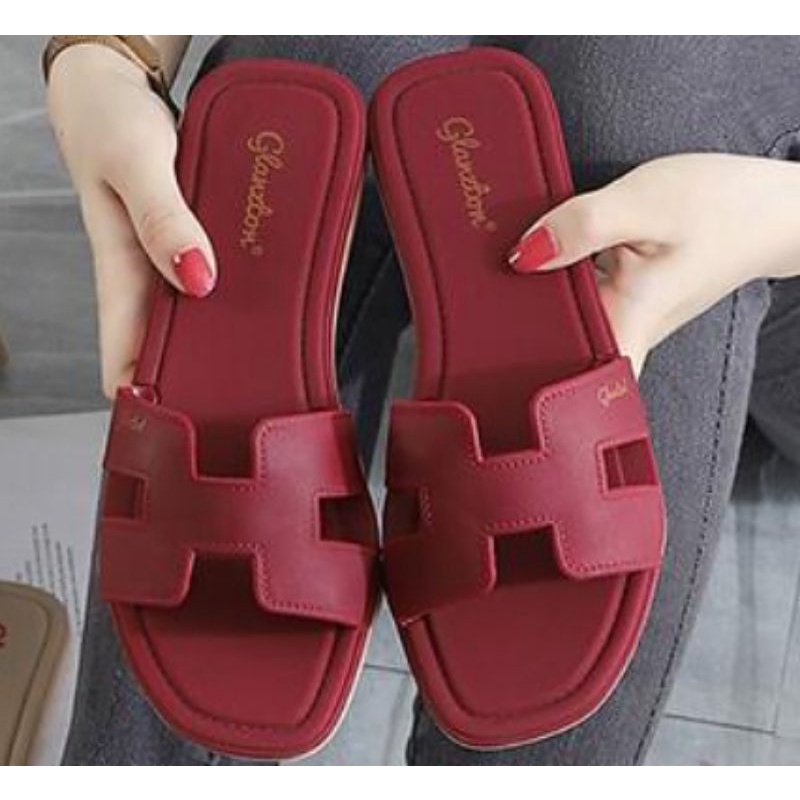 (COD) Sandal Slip HH Casual Jellyshoes L1838-YPS