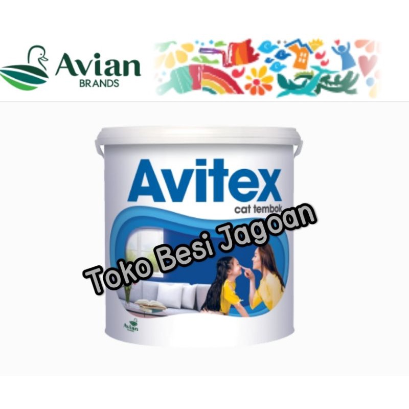 Cat Tembok AVITEX Interior 5kg - ready semua warna