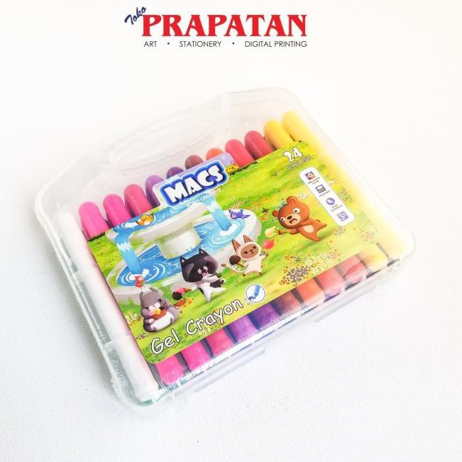 

Buruan!!!-009 Macs Gel Crayon 24 warna / Krayon Gel