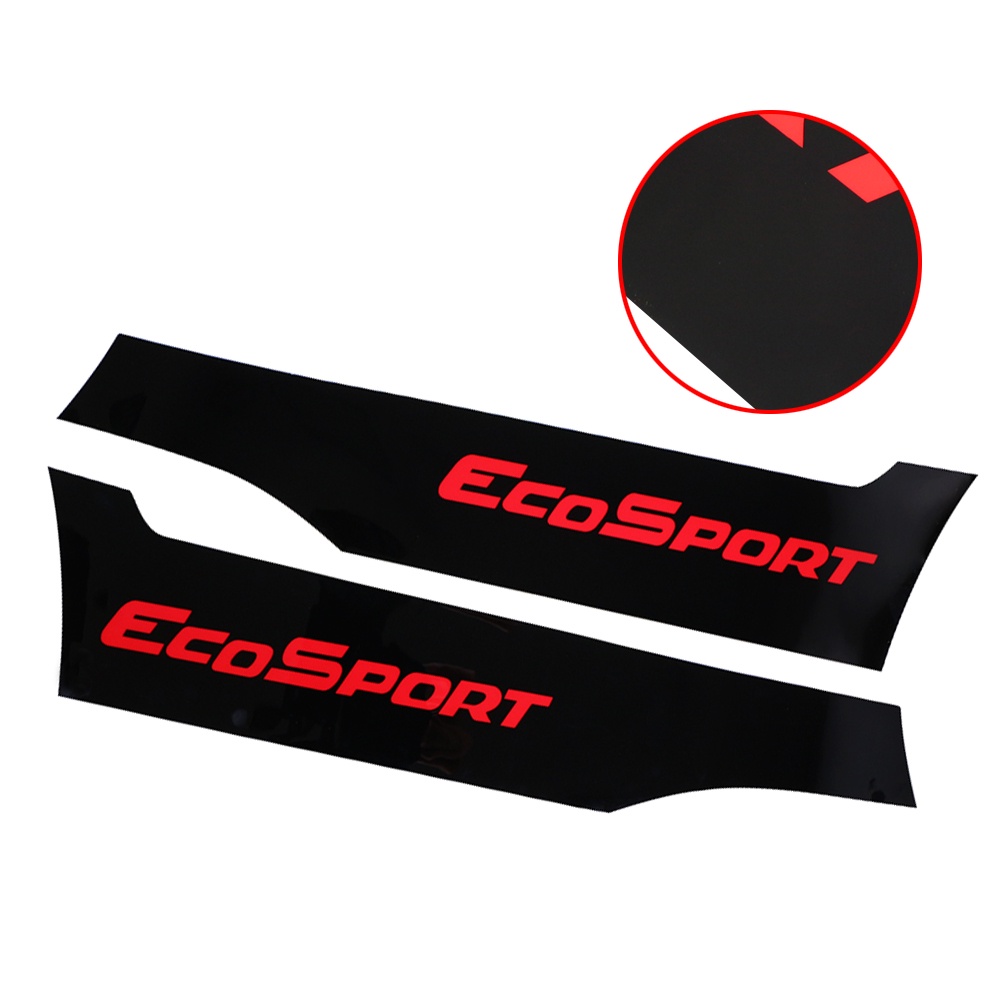 For Ford Ecosport 2013-2017 2Pcs/Set Mobil Depan Belakang Bumper Sudut Pelindung Stiker Cover Strip Pelindung Aksesoris