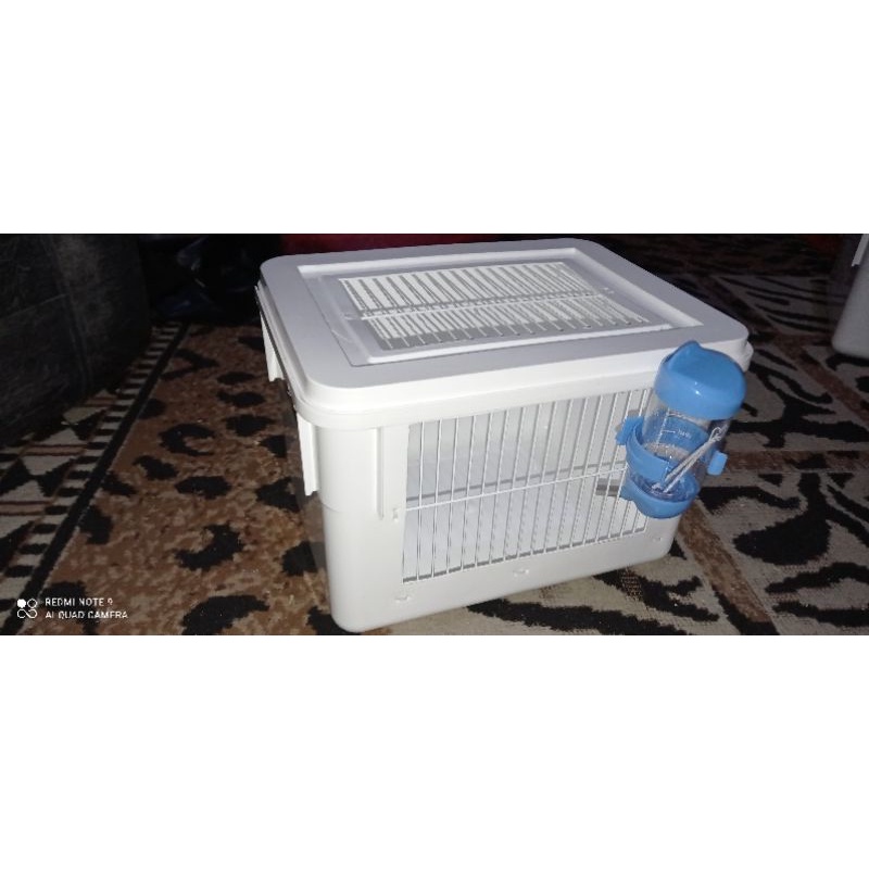 COD/BAYAR DITEMPAT KANDANG/BOX JERUJI BESI +DOT MINUM HAMSTER/LANDAK MINI/GEBRIL/KADAL DLL-1