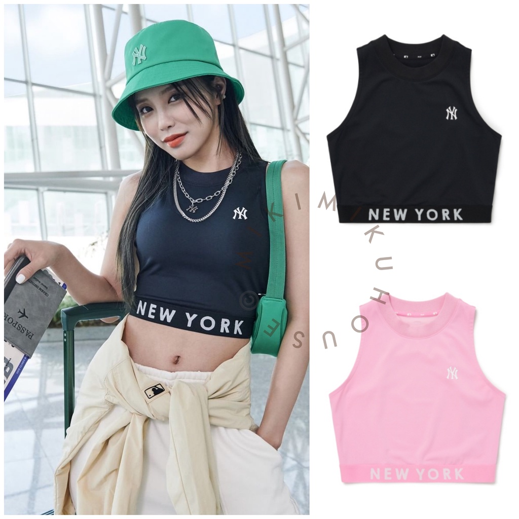 2022 SUMMER MLB KOREA TANK TOP LOGO SMALL BRA SPORT 3ftk07023 OFFICIAL 3FTK08023 BASIC
