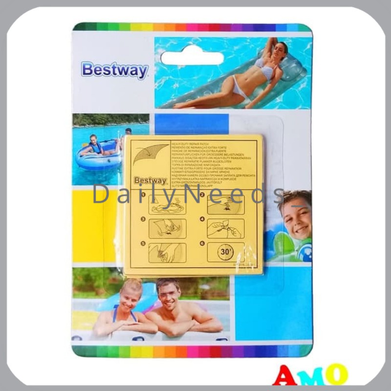 LEM BESTWAY ANTI BOCOR KOLAM KASUR ANGIN , SOFA ANGIN , REPAIR KIT TERMURAH