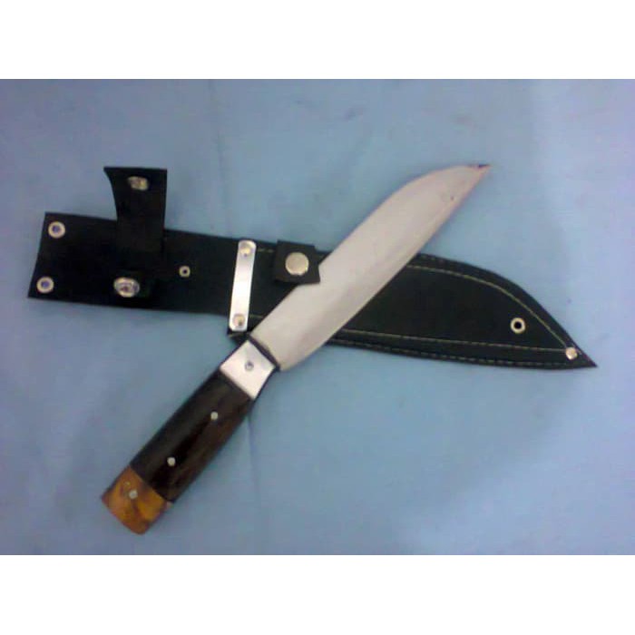 pisau dapur sarung kulit imitasi